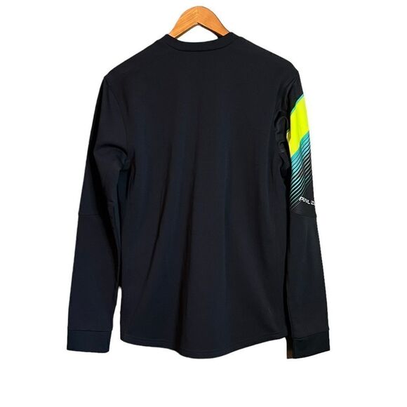 Pearl Izumi v neck fleece patterned sweater. Size medium - Picture 10 of 11